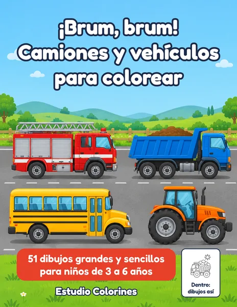 ¡Brum, brum! Camiones y vehículos