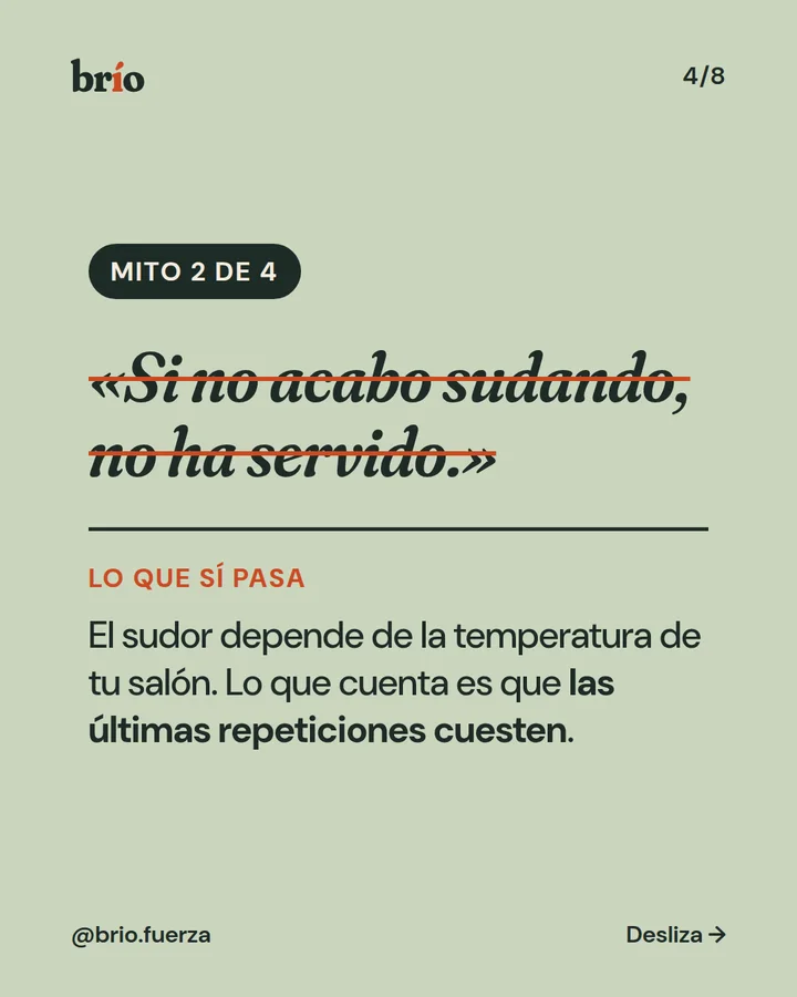 Diapositiva 4 de 8 del carrusel de brío. Mito 2
