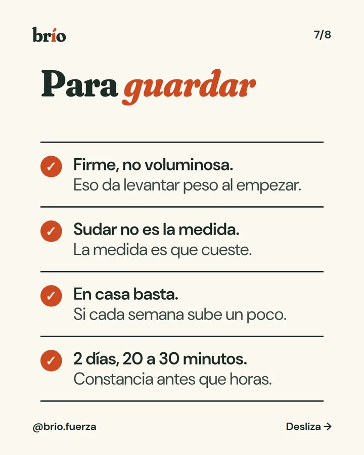 Diapositiva 7 de 8 del carrusel de brío. Resumen para guardar