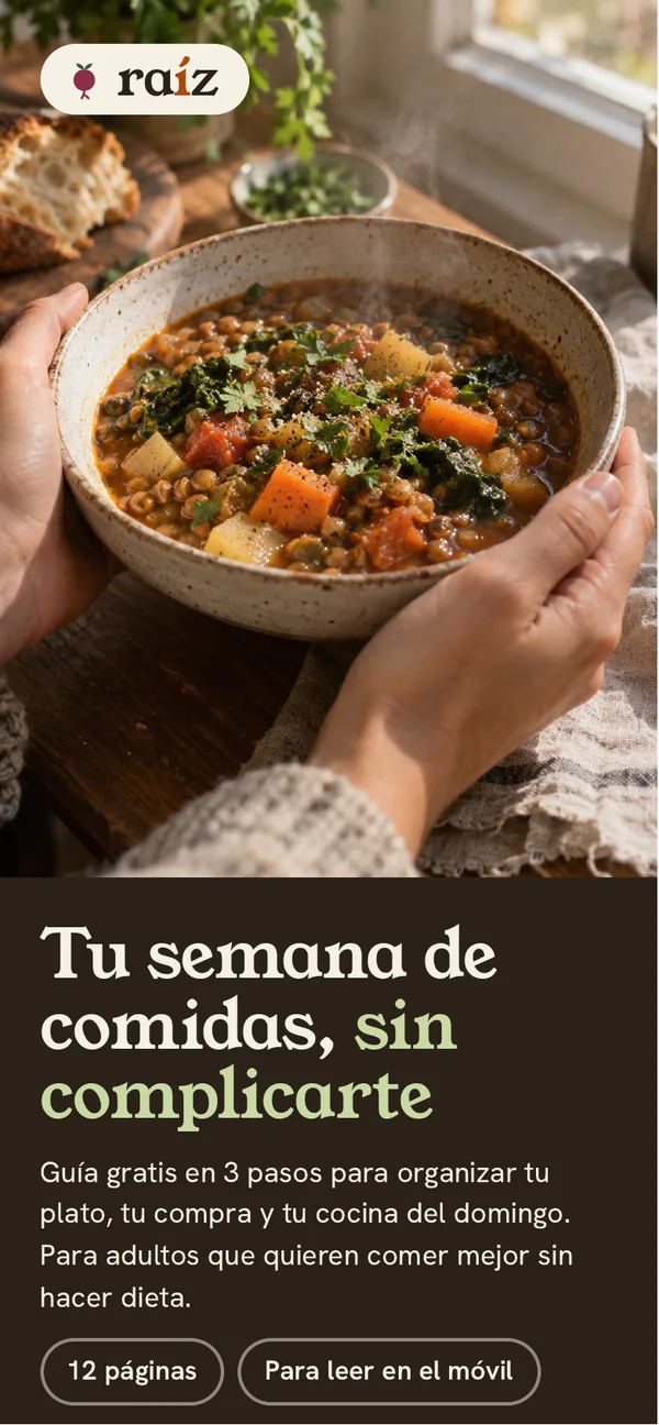 Página 1 de 12 de la guía de Raíz. Portada