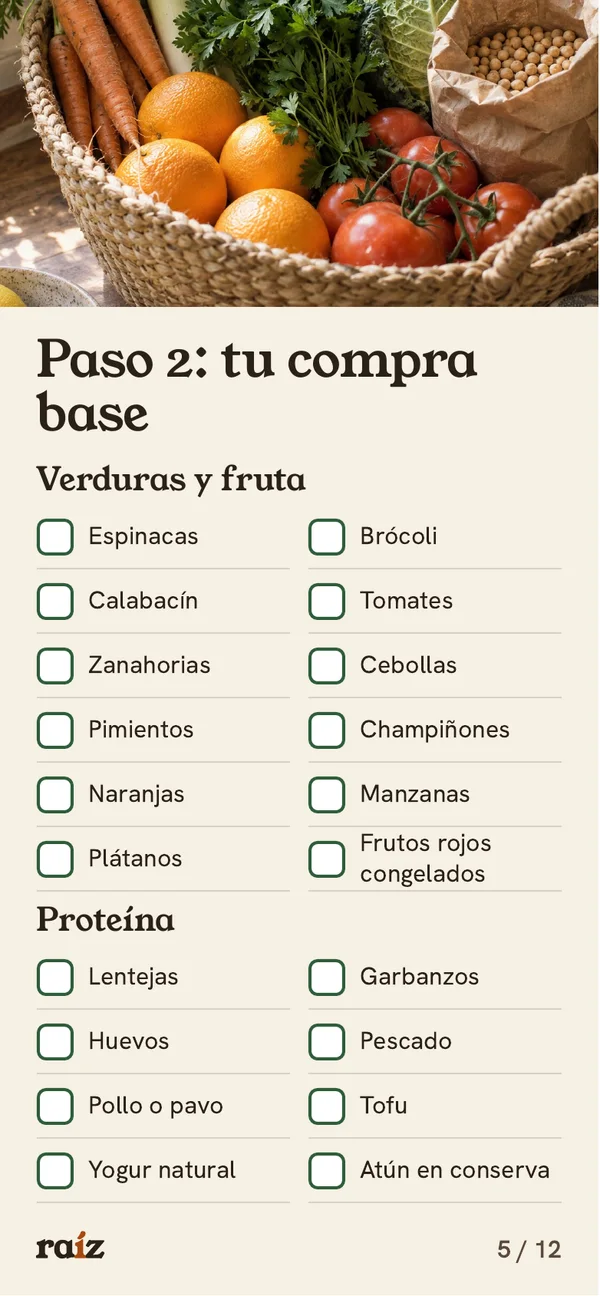 Página 5 de 12 de la guía de Raíz. Paso 2, la compra