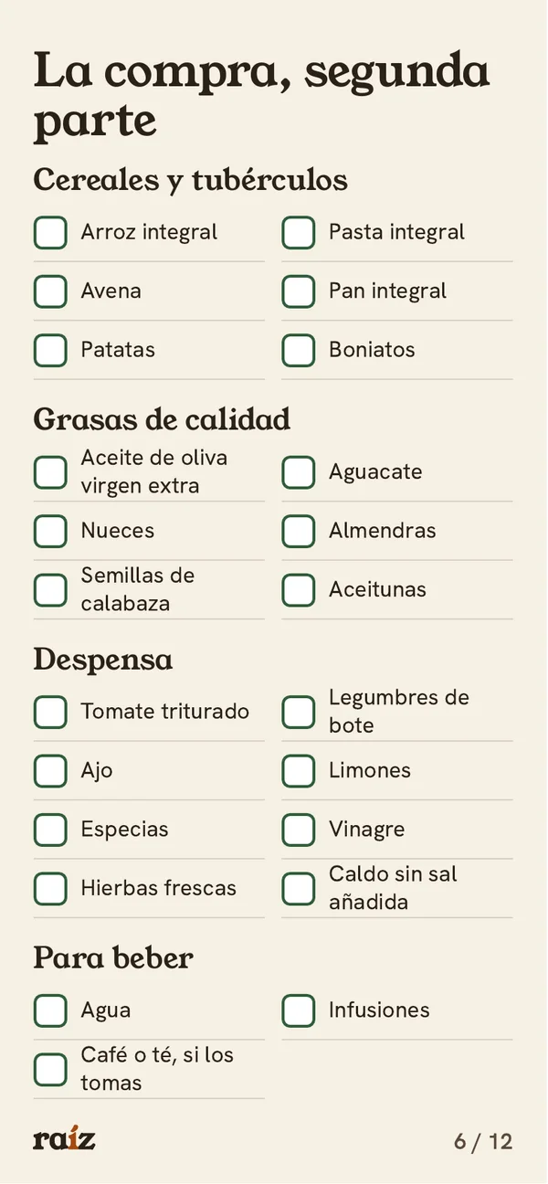 Página 6 de 12 de la guía de Raíz. La compra, segunda parte