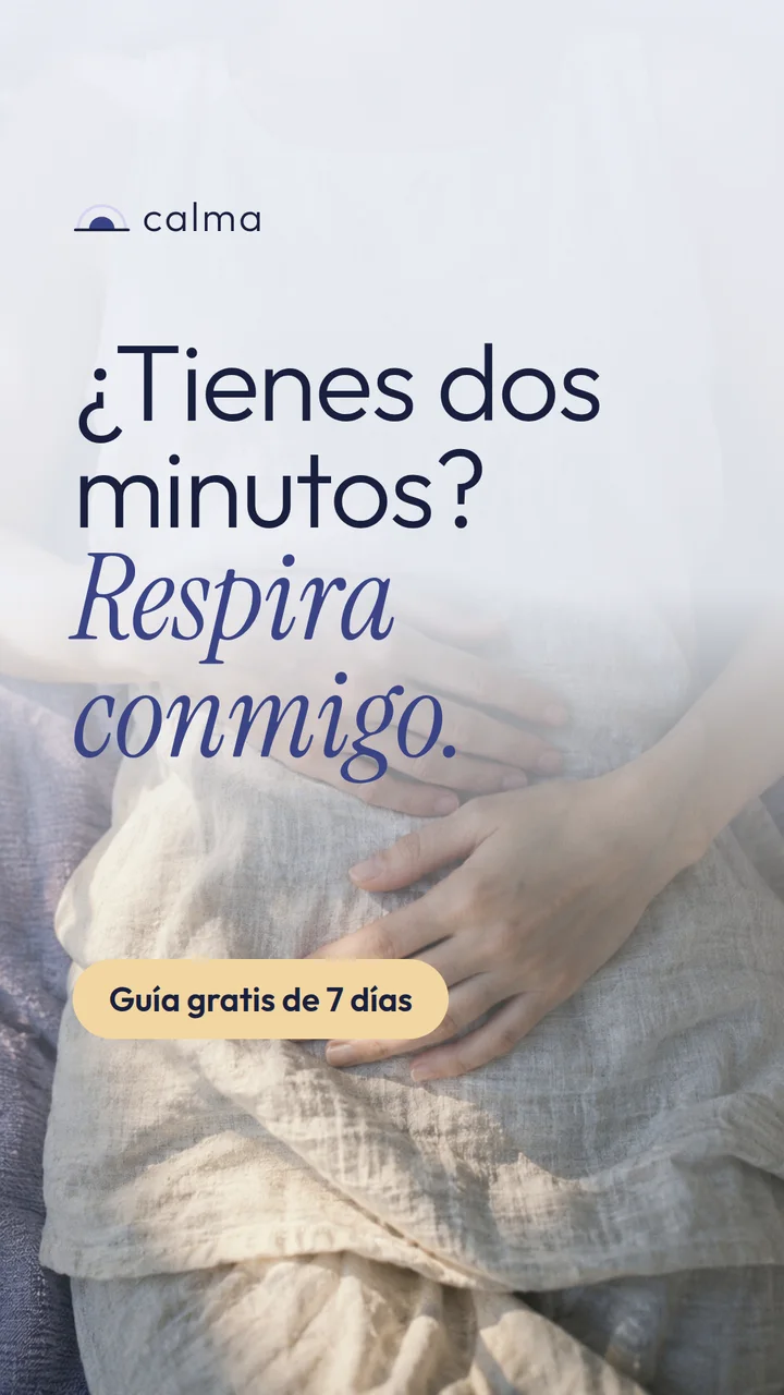 Story 1 de Calma: gancho para pedir la guía gratis